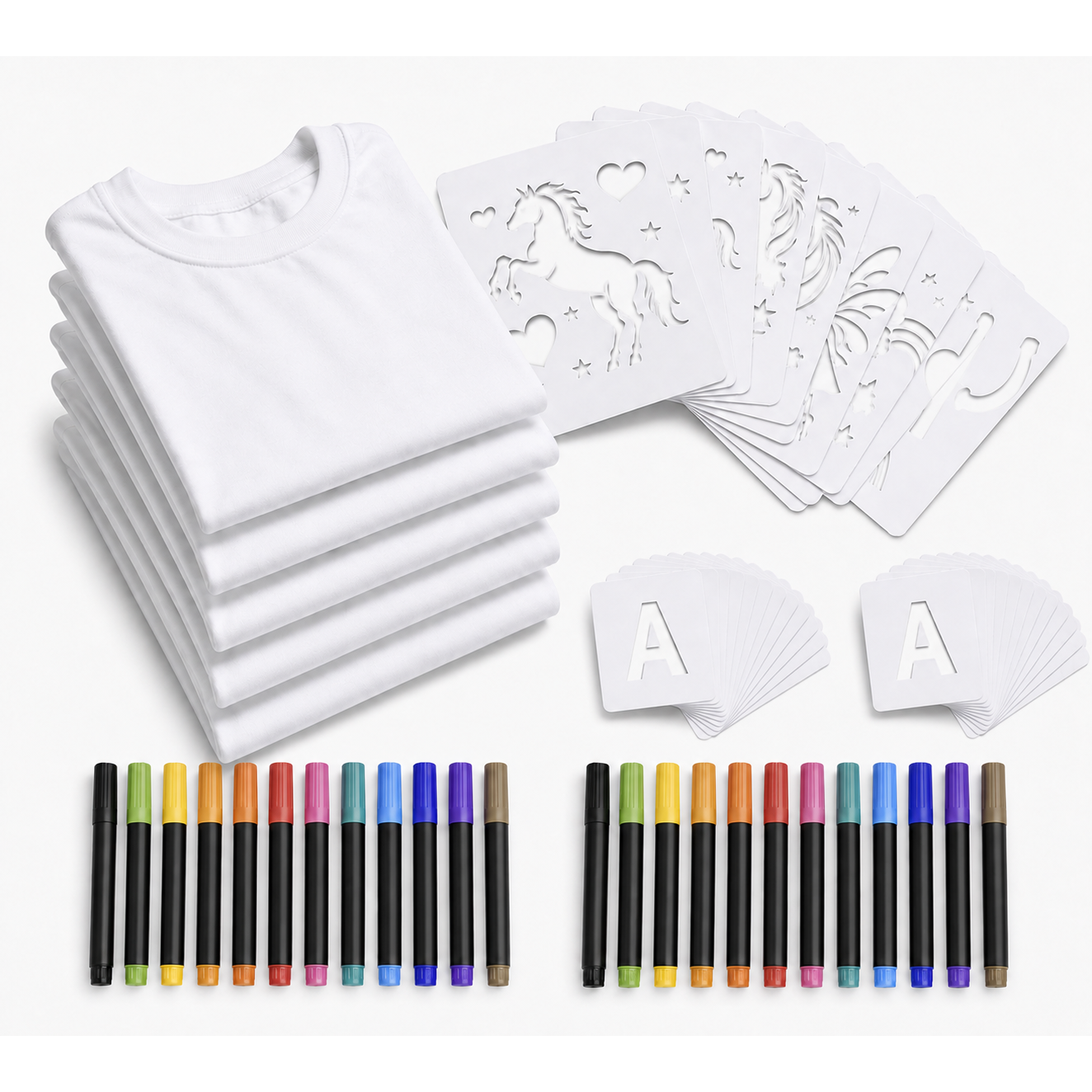 SHIRTS 4 STARS 5er Set DIY-Shirts - Pferde