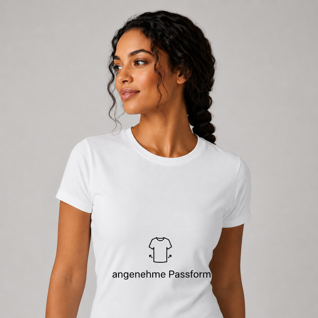 Weißes DIY-T-Shirt zum Bemalen – Für Erwachsene | 100 % Baumwolle